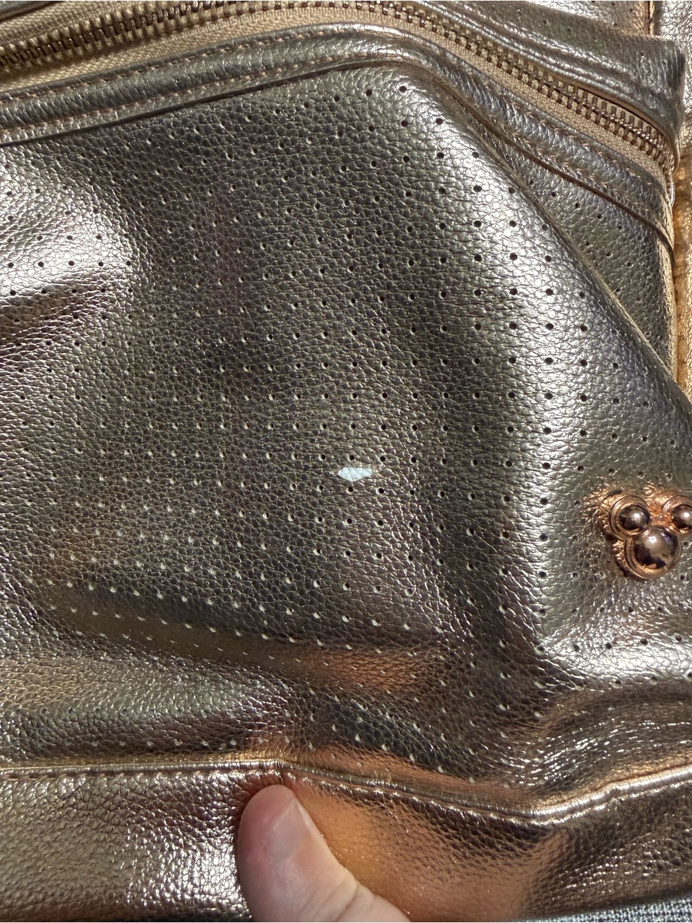 Disney Rose Gold Mickey Pin Flair Backpack & Loungefly Mini Backpack Charm - Picture 5 of 8